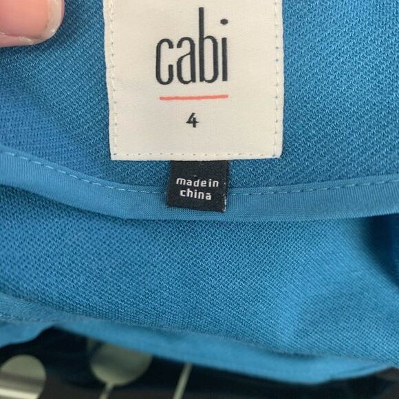 Cabi Sigourney Stretch Teal Pencil Pockets Career Workwear Skirt‎ 4 - Picture 4 of 7